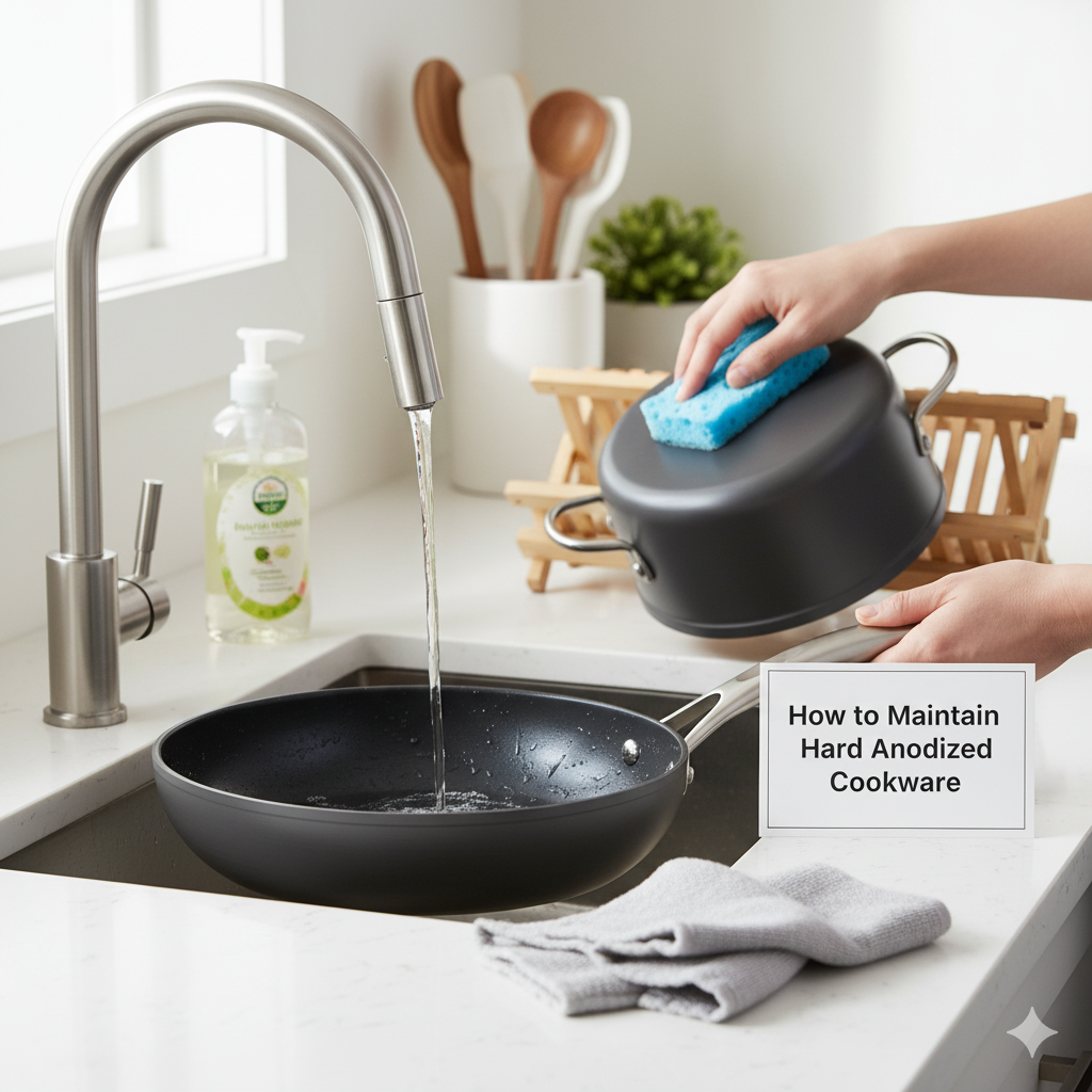 How to Maintain Hard Anodized Cookware